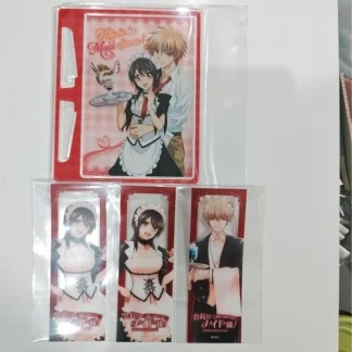 Maid Sama! Cafe Purchase Bonus Clear Bookmark 4 Piece Set