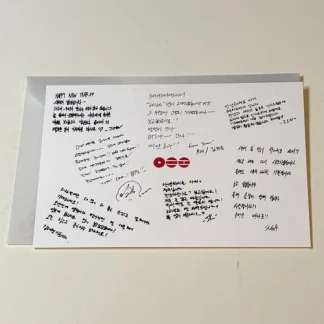BTS FC Gold Member Limited Special Message Card Letter