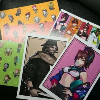 Overwatch Post Card Red Tokyo Tower Collaboration Goods