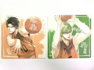 Kuroko's Basketball Coaster Kazunari Takao Shintaro Midorima 2-Piece Set