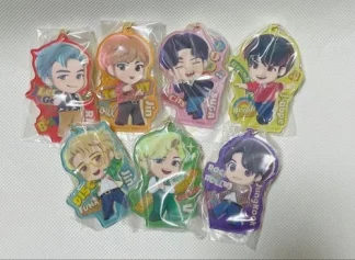 BTS Tiny Tan Acrylic Keychain Set of 7