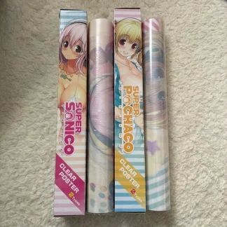 Super Sonico Super Pochaco Clear Poster Set of 2 types