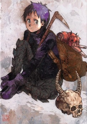 Ebisu P3 Canvas Art "Dorohedoro" TV Anime Original Art Exhibition Q Hayashida