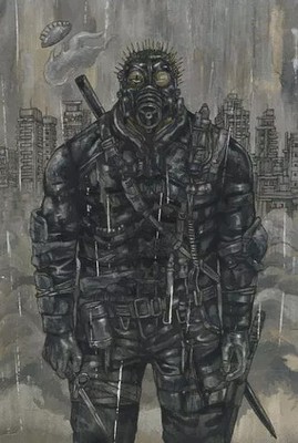 Postcard Caiman Dorohedoro TV Anime Original Art Exhibition Q Hayashida