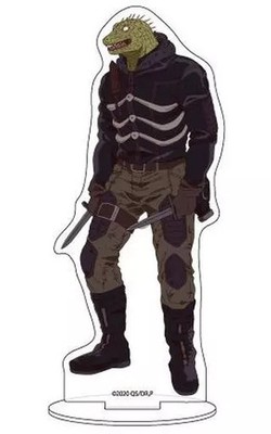Dorohedoro Acrylic Stand Figure 01. Caiman Character Acrylic Panel