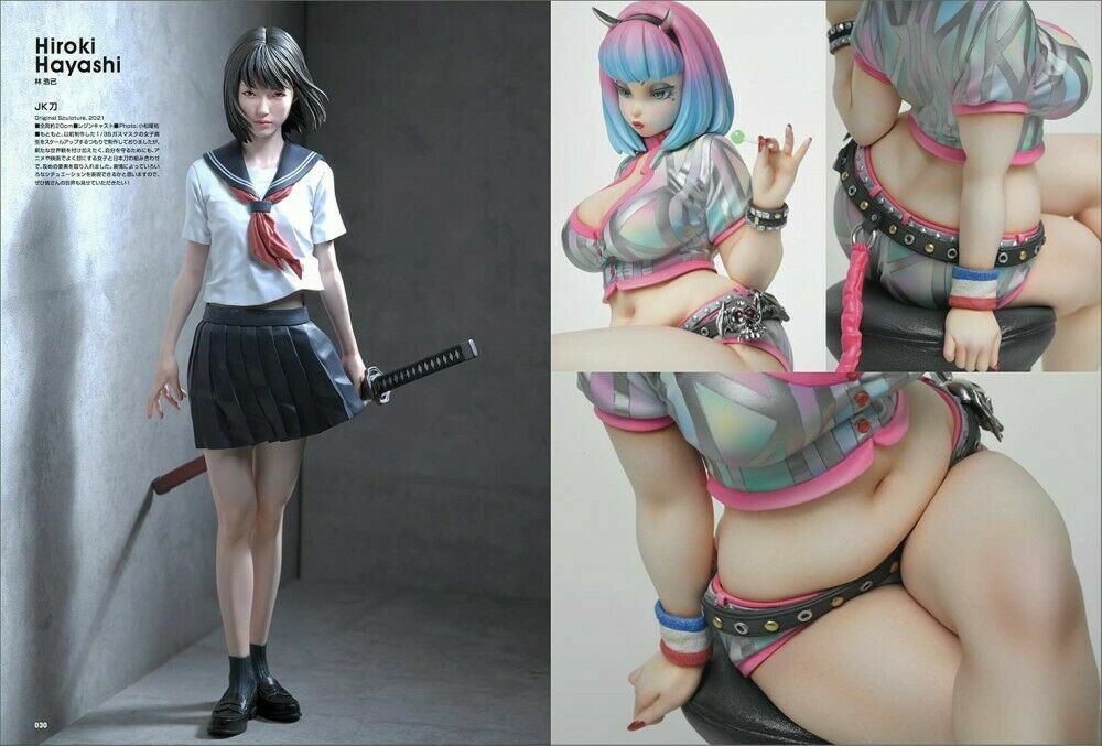'NEW' SCULPTORS 05 | JAPAN Anime Figure 3D Models Sculpting Visual Book Art - Image 2