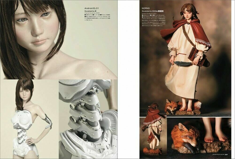 'NEW' SCULPTORS 05 | JAPAN Anime Figure 3D Models Sculpting Visual Book Art - Image 8