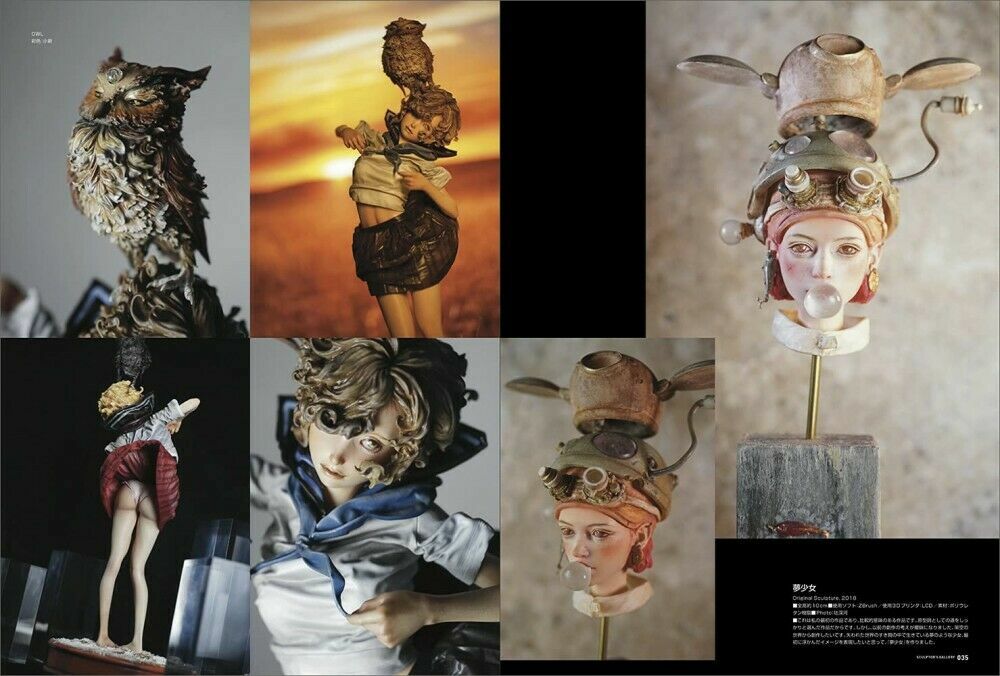 'NEW' SCULPTORS 05 | JAPAN Anime Figure 3D Models Sculpting Visual Book Art - Image 9
