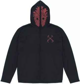 Outerwear Kokoro Hoodie Black Size S "Dorohedoro" (Used, Medium Condition)