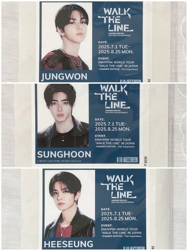 ENHYPEN label can WALK THE LINE 3 pieces