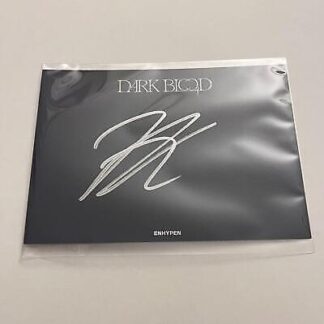 Enhypen Jay Autograph Postcard Usa Limited Kpop