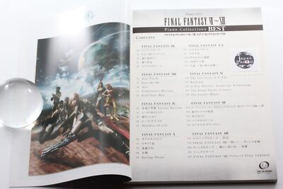 FINAL FANTASY VII~XIII PIANO COLLECTIONS BEST SCORE MUSIC BOOK From JAPAN - Image 24