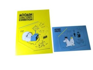 Moomin Comic Strips Exhibition Art Book Pamphlet 2 Set Japan