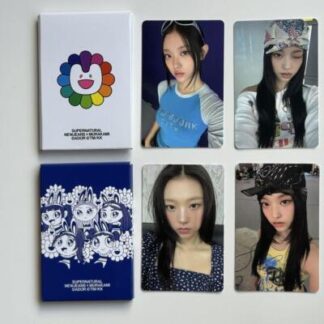 NEWJEANS x MURAKAMI NJ SUPERNATURAL POPUP PHOTOCARD HAERIN 4 SET