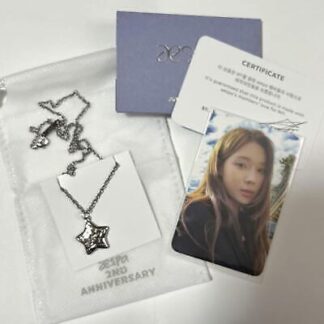 aespa 2nd Anniversary Necklace Winter Kpop