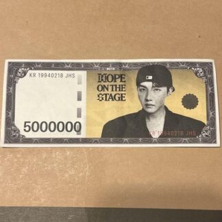 BTS J-Hope Hope On The Stage Seoul Hobby Money