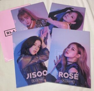 Blackpink Clear File Set Of 4