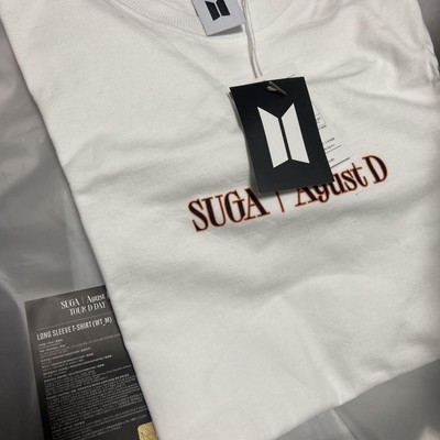 BTS Suga Agustd D-Day Long Sleeve T-Shirt M Size Kpop