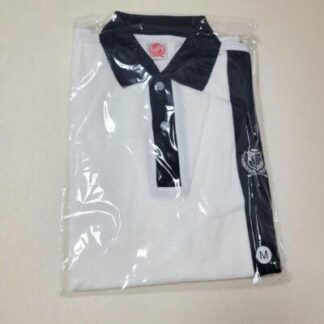 Atarashii Gakko School Emblem Polo Shirtleaders White M Size