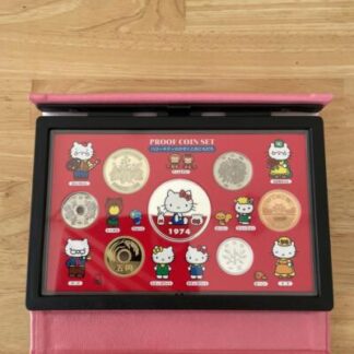 Sanrio Hello Kitty Proof Coins Set 2004 Born 30th Anniversary Made In Japan