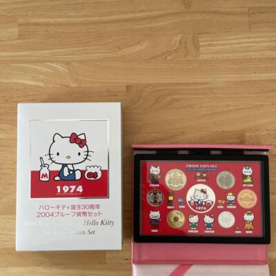 Sanrio Hello Kitty Proof Coins Set 2004 Born 30th Anniversary Made In Japan - Image 3