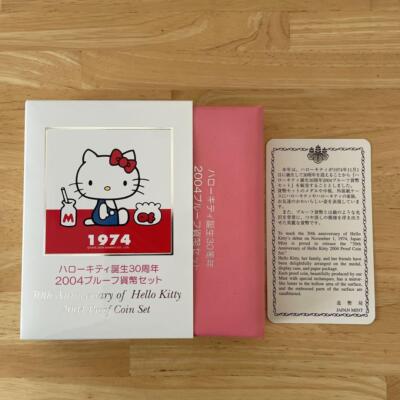 Sanrio Hello Kitty Proof Coins Set 2004 Born 30th Anniversary Made In Japan - Image 6
