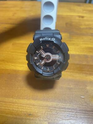 Rare Casio Baby G Analog Digital Women?s Watch - BA-110RG - With Tin/Manuals