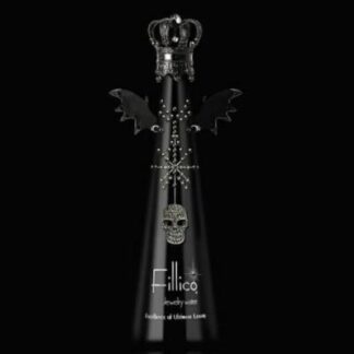FILLICO Jewelry Water Bottle Skull Black Queen crown wing bottle