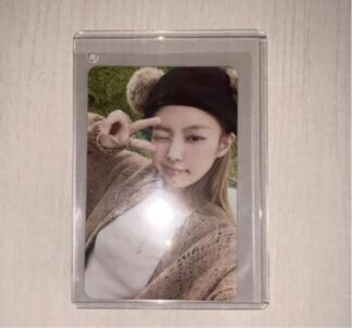 BLACKPINK JENNIE Born Pink Bear Photocard PC Kpop Limited Tradingcard w/case
