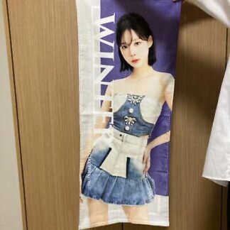 aespa Winter Face Towel Fan Kpop