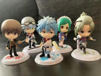 Banpresto Gintama Chibi Kyun Chara Ichiban Kuji Anime Figure 5 set 8cm