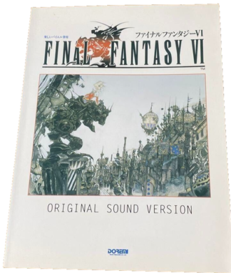 Final Fantasy VI 6 Original Soundtrack Piano Sheet Book Musical Score JP