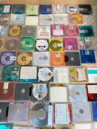 BLANK DISC MD Mini Disk Used Data has been recorded from Japan
