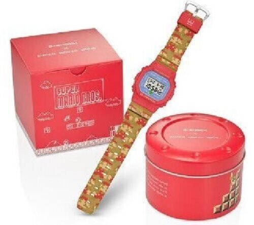 Casio G-Shock DW-5600SMB-4JR Watch Nintendo Super Mario Bros In Box Limited