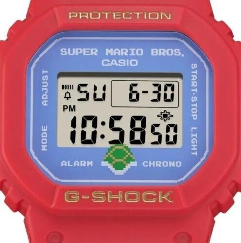 Casio G-Shock DW-5600SMB-4JR Watch Nintendo Super Mario Bros In Box Limited - Image 3