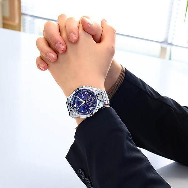 Citizen Attesa AT8240-74L DEAR Coll. Limited Blue Sky Dial Eco-Drive Men Watch - Image 9