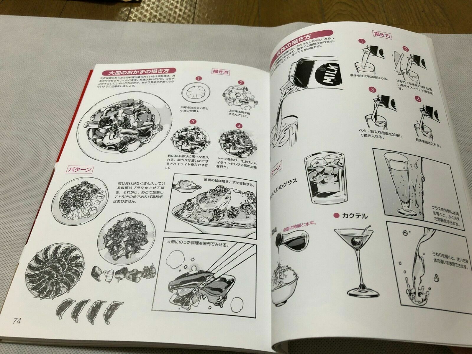 How To Draw Manga Anime Eating Motion Technique Book JAPAN F/S - Image 5