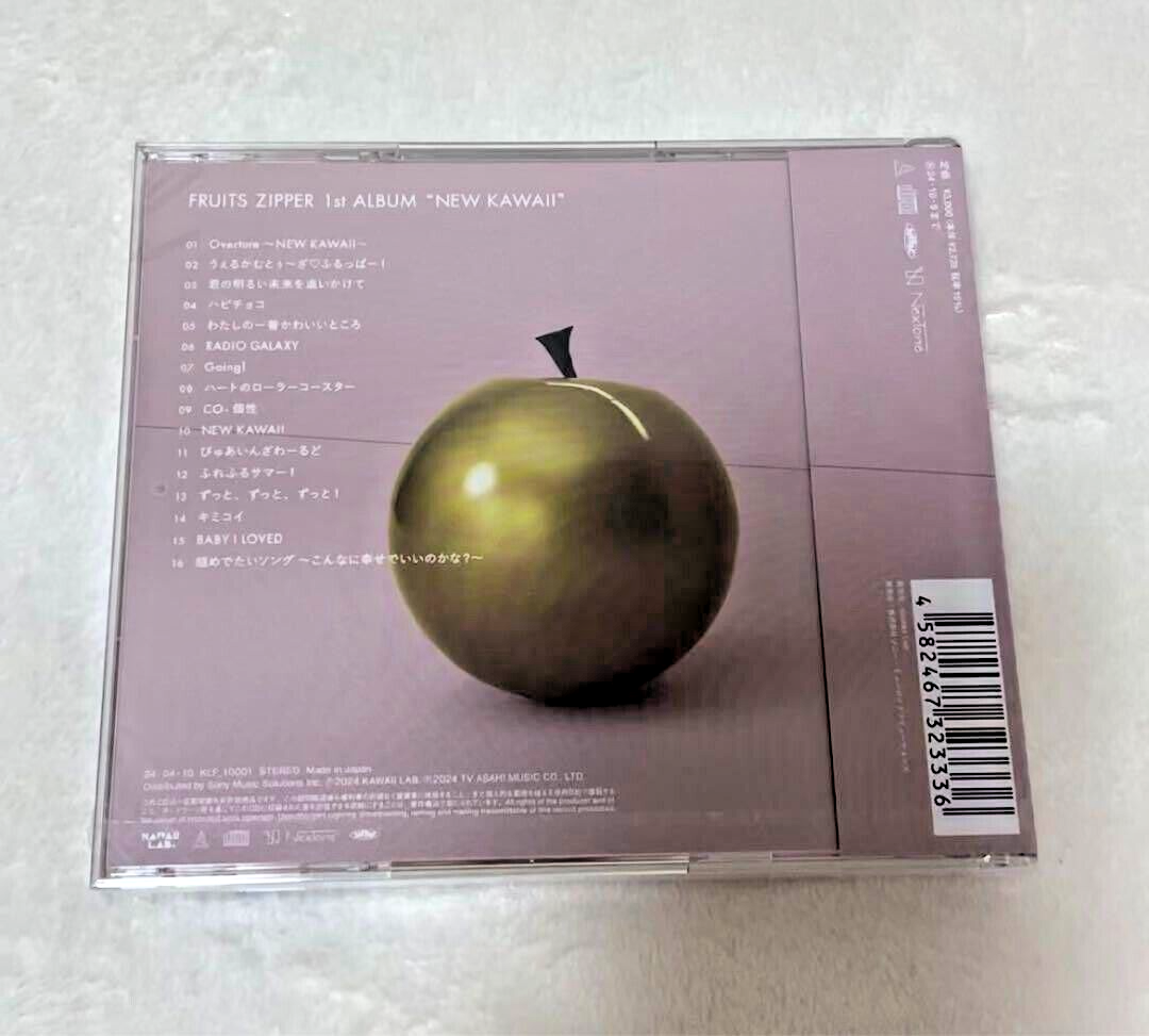 NEW KAWAII - Fruits Zipper 1st ALBUM JAPAN IMPORT CD+OBI KLF-10001 NEW - Image 2