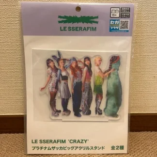 LE SSERAFIM Platinum Zakka Big Acrylic Stand CRAZY