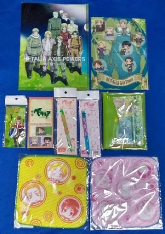 Hetalia the Movie: Mobile Strap, Sheet, Mini Stationery Set of 9 Items