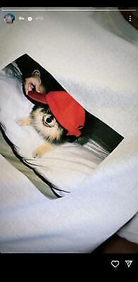 BTS V Tae Jimin Wearing Oversized Yeontan T-Shirt S Official Kpop