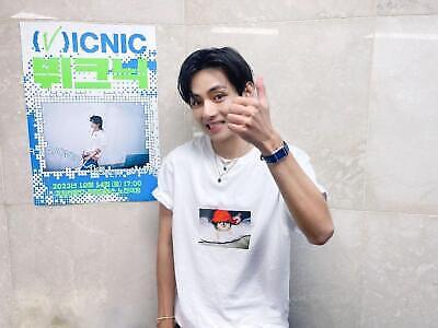 BTS V Tae Jimin Wearing Oversized Yeontan T-Shirt S Official Kpop - Image 4