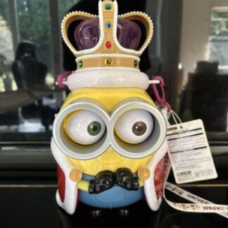 Minion Stuart Popcorn Bucket King Crown Ver. Universal Studios Japan USJ 15cm