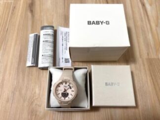 Cssio Baby G BSA-B100 Steptracker Bluetooth Fitness Ladies Watch Beige