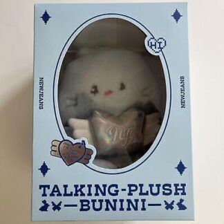 Newjeans Official Bunini Talking Plush Toy Blue