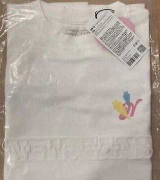 Newjeans Korean Pop Up Limited Edition Powerpuff T-Shirt White Free KPOP