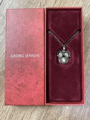 Genuine Georg Jensen Necklace Sterling Silver925 Rare 1994 Japan