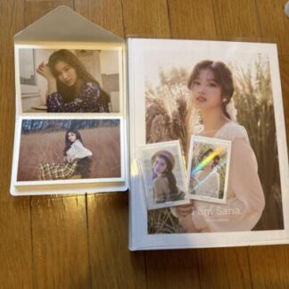 TWICE 1st Photobook Yes, I am Sana White ver. Postcard Photocards Set
