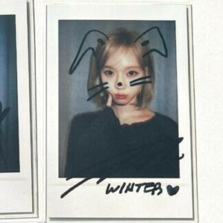 aespa Winter Autographed Polaroid Signed Photocard Instant Photo Instax K-Pop