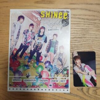 CD+DVD SHINee Japan Debut Single Album Replay with Taemin Photocard
